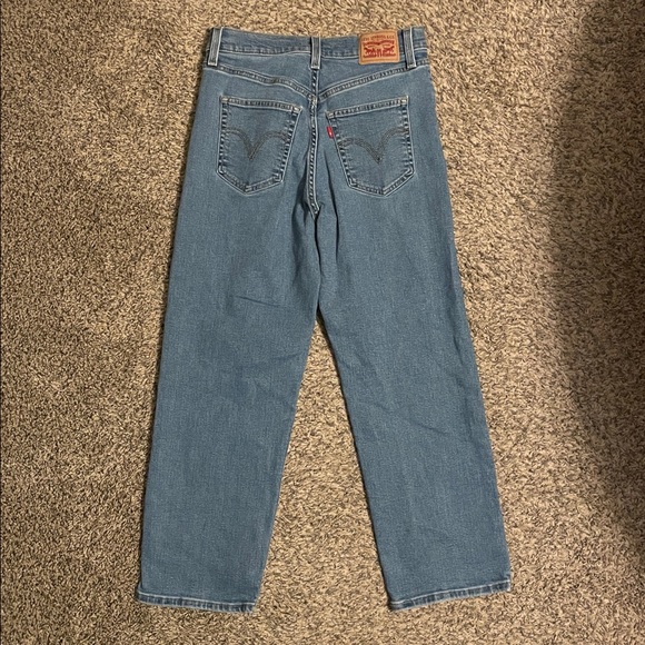 Levi ribcage straight ankle jeans -size 28 - Picture 6 of 7